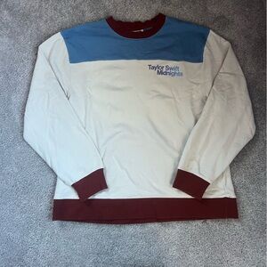 Taylor Swift Midnights color block crewneck